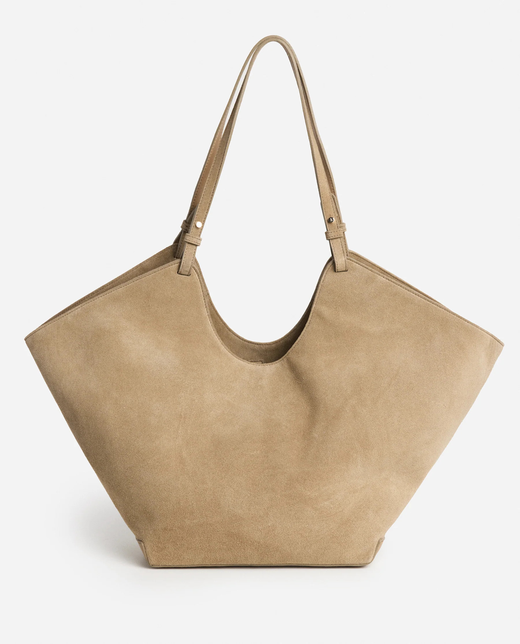Dahlia Tote Bag Suede Sand | Flattered