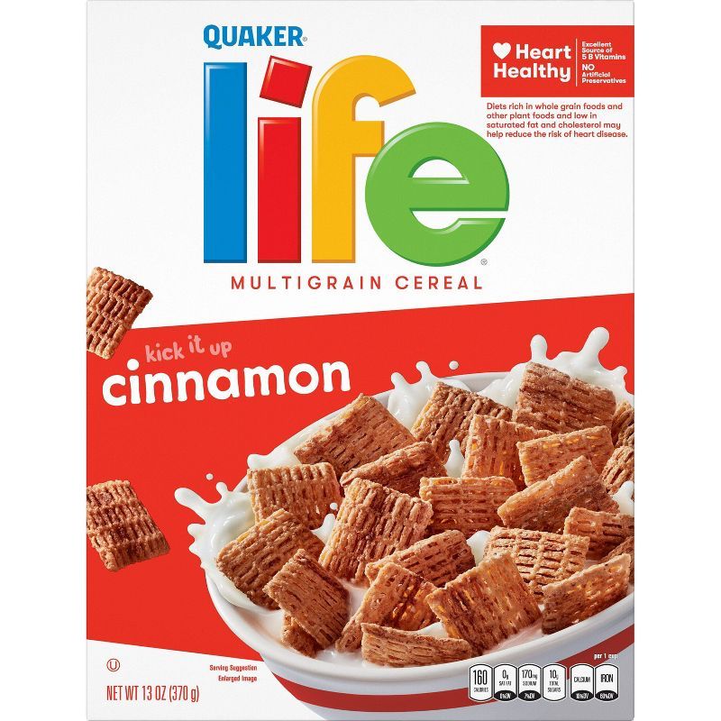 Life Cinnamon Breakfast Cereal  - 13oz - Quaker Oats | Target