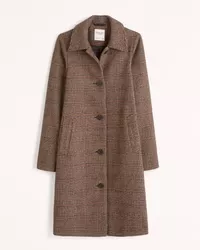 Women's Wool-Blend Dad Coat, Women's Coats & Jackets