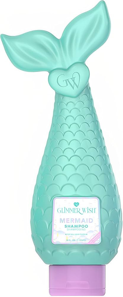 Premium Mermaid Shampoo by Glimmer Wish, Tropical Beach Scent, Dermatologist Tested, Sulfate & Su... | Amazon (US)