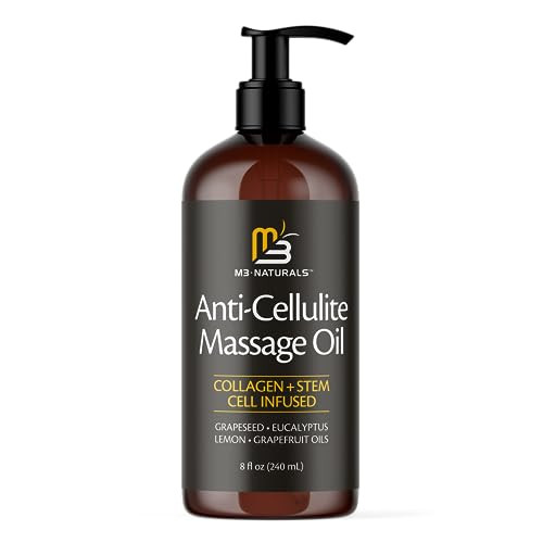 Anti Cellulite Massage Oil – Firming Body Oil with Collagen & Stem Cell | Skin Tightening, Anti... | Amazon (US)