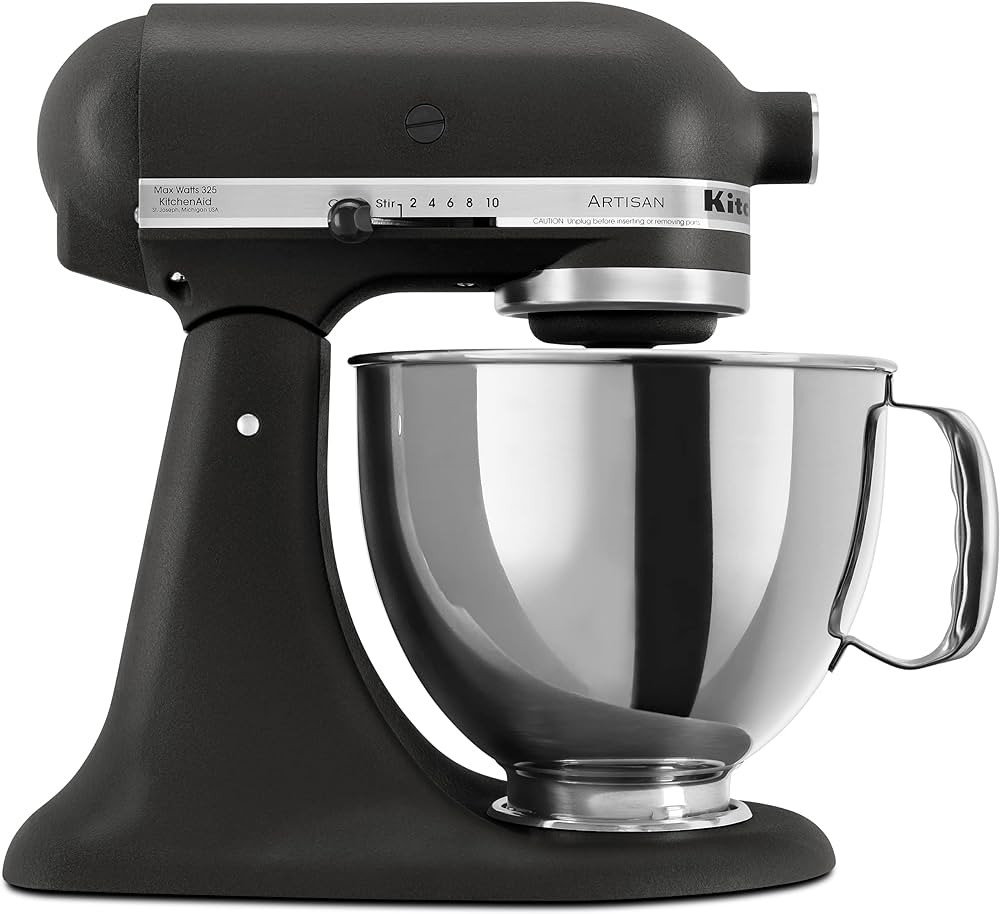 KitchenAid KSM150PSBK Artisan 5 Quart Stand Mixer, Cast Iron | Amazon (US)