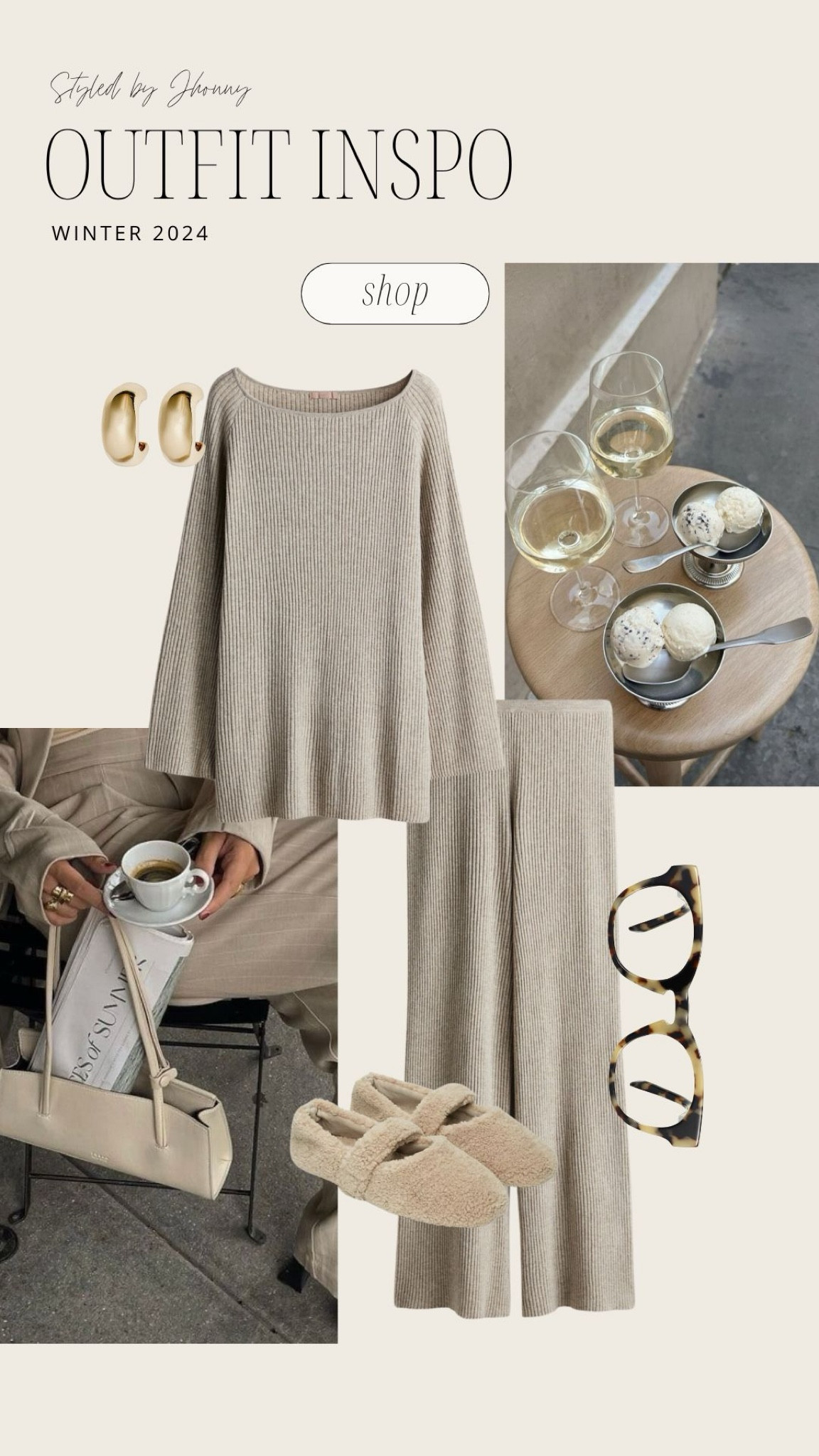 Super cozy winter outfit inspo! Winter outfit, sweater set, ballet flats.

#LTKShoeCrush #LTKStyleTip