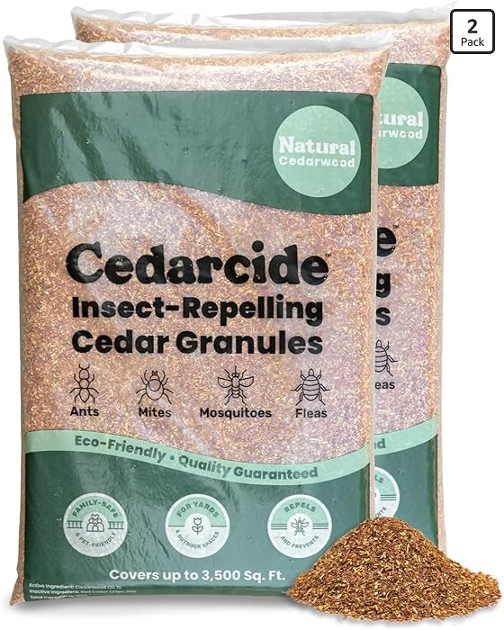 Cedarcide Lawn, Home & Garden Cedar Granules | Repels Fleas, Ticks, Ants & Mosquitoes | Smells Gr... | Amazon (US)