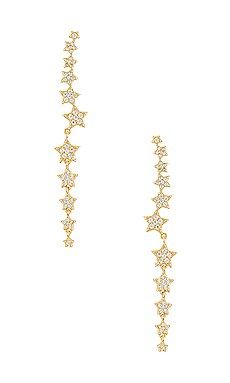 SHASHI Star Disco Climber Earring in Gold from Revolve.com | Revolve Clothing (Global)