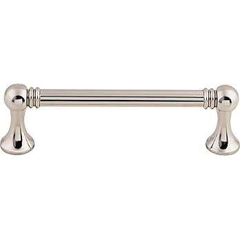 Top Knobs M1260 Edwardian Collection 3-3/4" Grace Pull, Polished Nickel | Amazon (US)