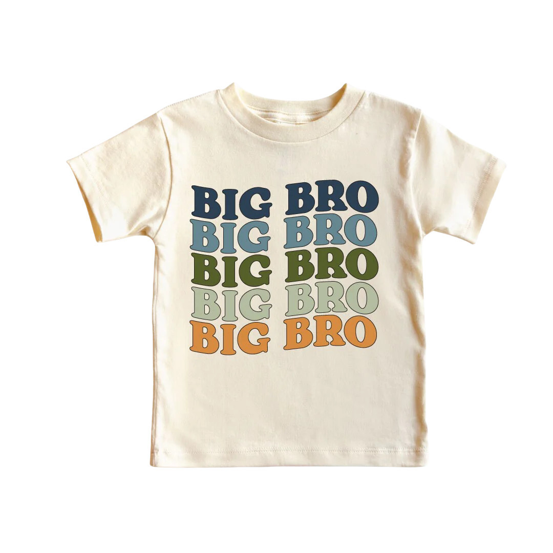 Big Bro Groovy Tee | Natural | Caden Lane