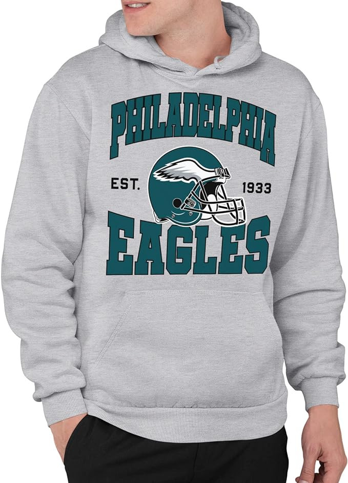 Junk Food Clothing x NFL - Team Helmet - Unisex Adult Pullover Hoodie for Men and Women - Officia... | Amazon (US)