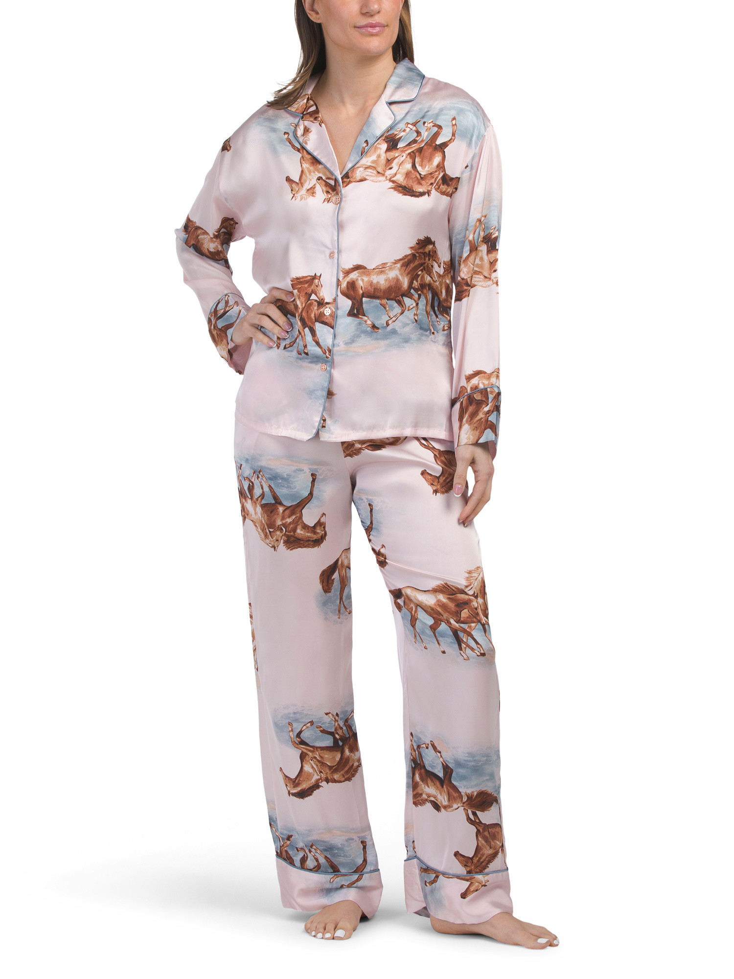 2pc Miles Mustang Sleep Top And Pants Set | Clothing | Marshalls | Marshalls