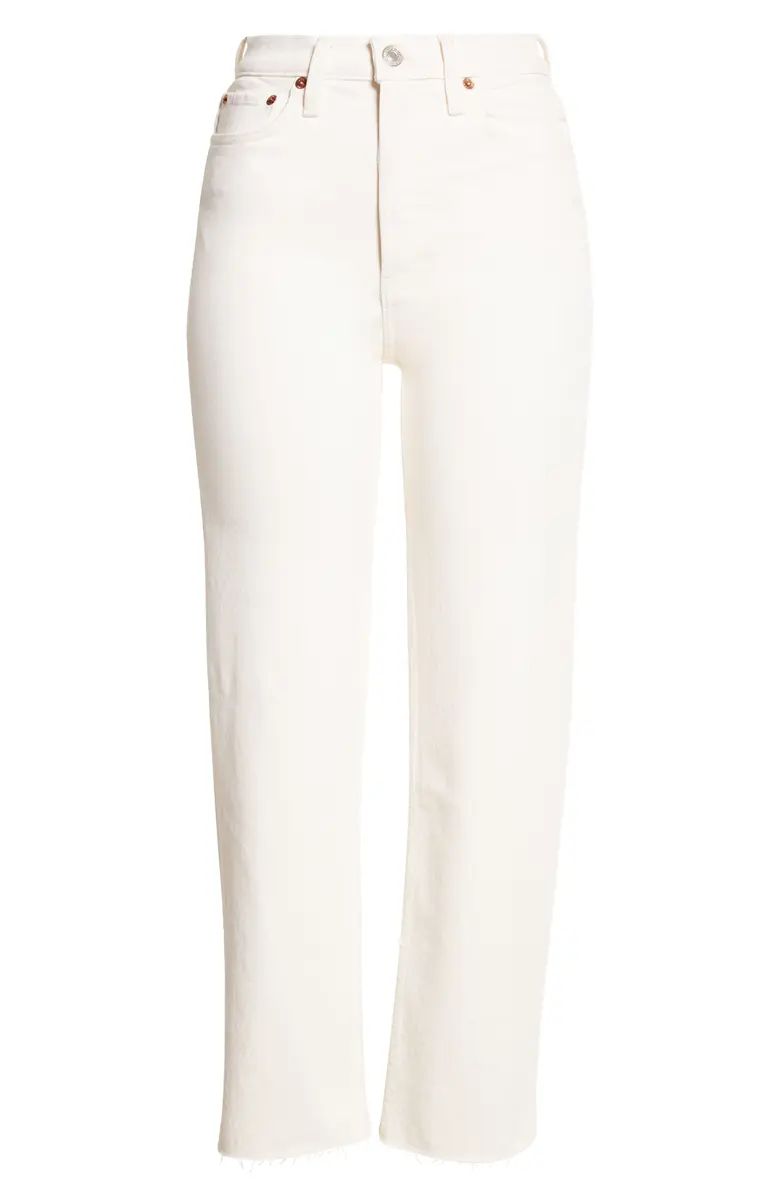 Re/Done '70s Stovepipe High Waist Slim Ankle Jeans | Nordstrom | Nordstrom