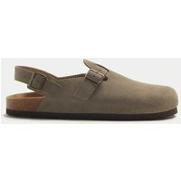 M&S Suede Backstrap Mules Taupe | Marks & Spencer (UK)