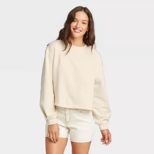 Women's Shrunken Sweatshirt - Universal Thread™ | Target