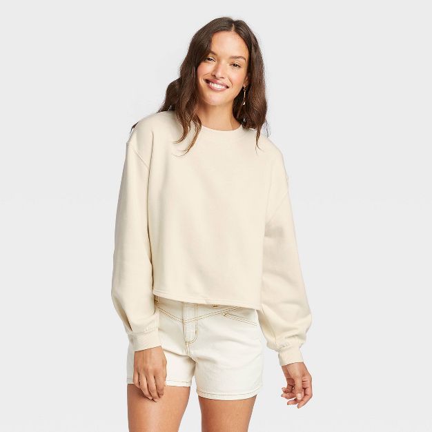 Women's Shrunken Sweatshirt - Universal Thread™ | Target