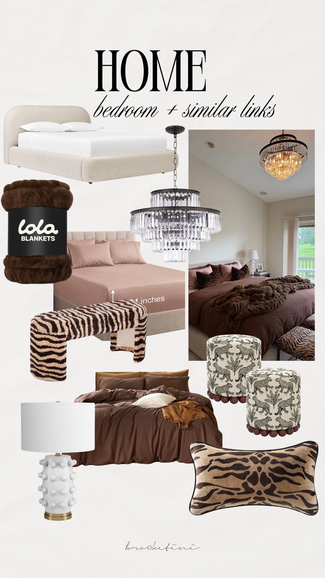 Pink & brown bedroom decor & bedding 🤎

#LTKHome #LTKSaleAlert