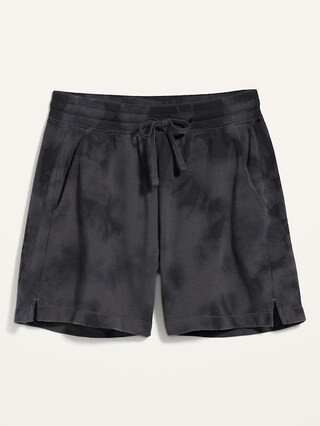 Extra High-Waisted Vintage Tie-Dyed Sweat Shorts for Women -- 5-inch inseam | Old Navy (US)