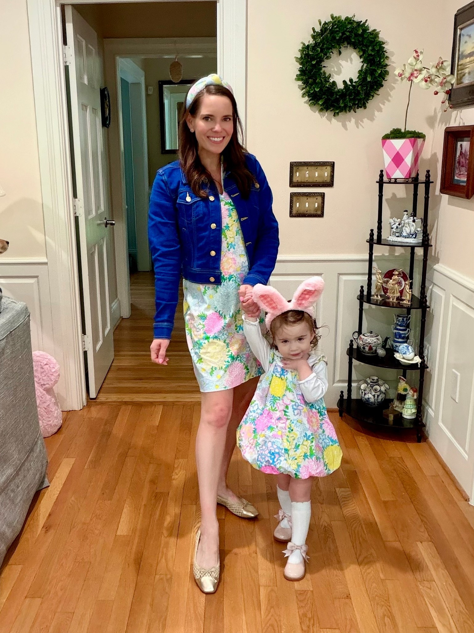Mommy & Me Easter Looks 🐰🌸 Lilly Pulitzer Spring Style


The sweetest mommy & me Easter look 💐🐣 Wearing the Lilly Pulitzer Carey dress paired with a classic denim jacket for a little layering, gold woven flats, and a coordinating slim knot headband 💙 My little one is matching in the cutest bubble dress with knee-high socks, Mary Janes, and bunny ears 🐰✨

Such a perfect outfit combo for Easter morning, church, brunch, or spring family photos 🌷 Everything fits true to size and is so comfortable while still looking polished and put together 💕

lilly pulitzer dress, easter outfit ideas, mommy and me outfits, spring family photos, preppy spring style, floral dresses, easter sunday outfit, classic feminine style, denim jacket outfit, matching outfits mom and daughter

#LTKKids #LTKBaby #LTKmomlife