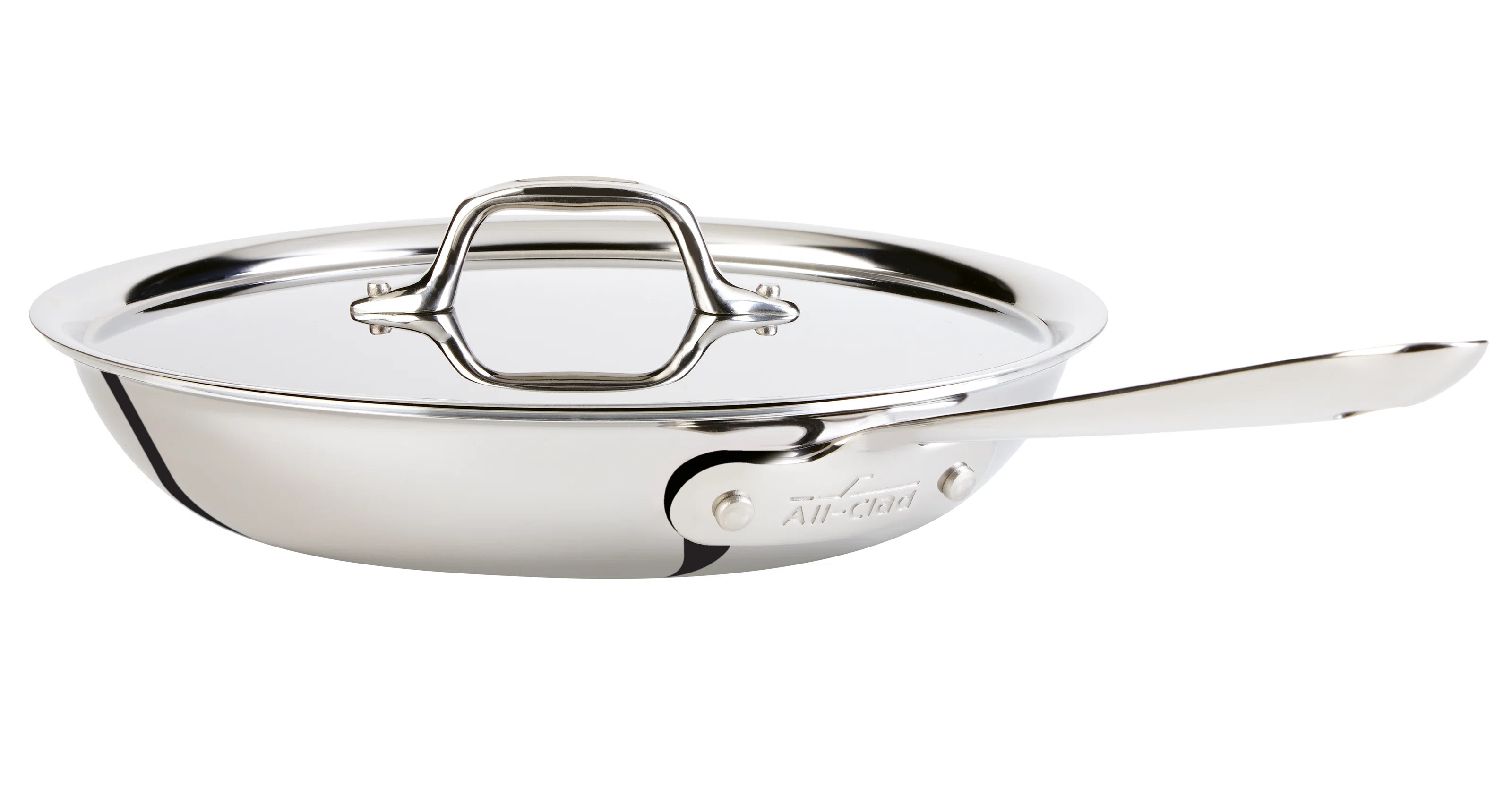 All-Clad D3® Stainless Steel Frying Pan with Lid & Reviews | Wayfair | Wayfair North America