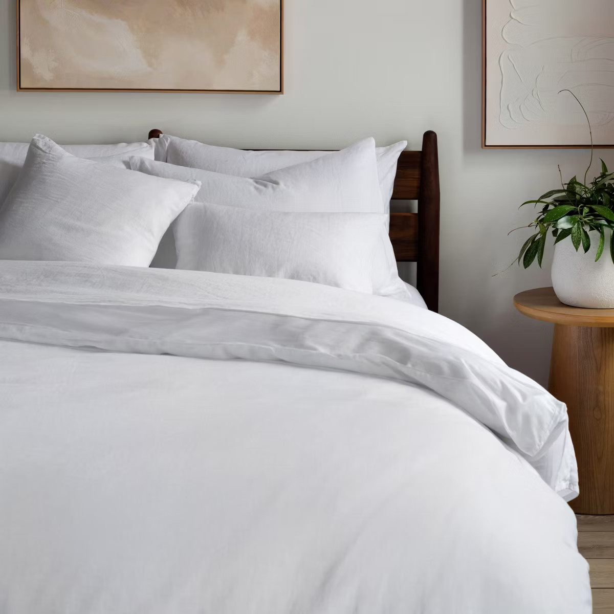 French Linen and Cotton Duvet Cover & Sham Set | BOKSER HOME | Target