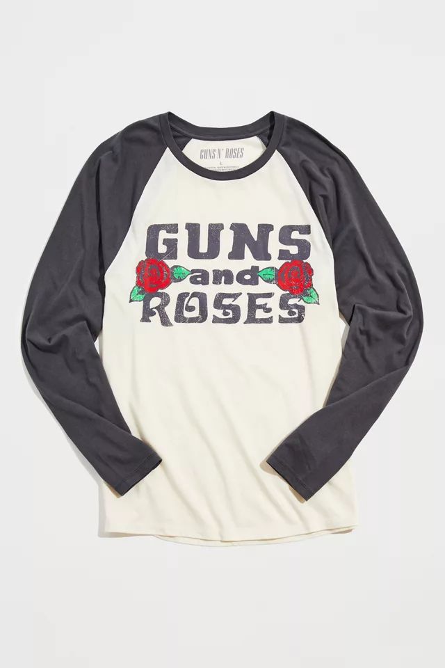 Guns N’ Roses Logo Long Sleeve Raglan Tee | Urban Outfitters (US and RoW)