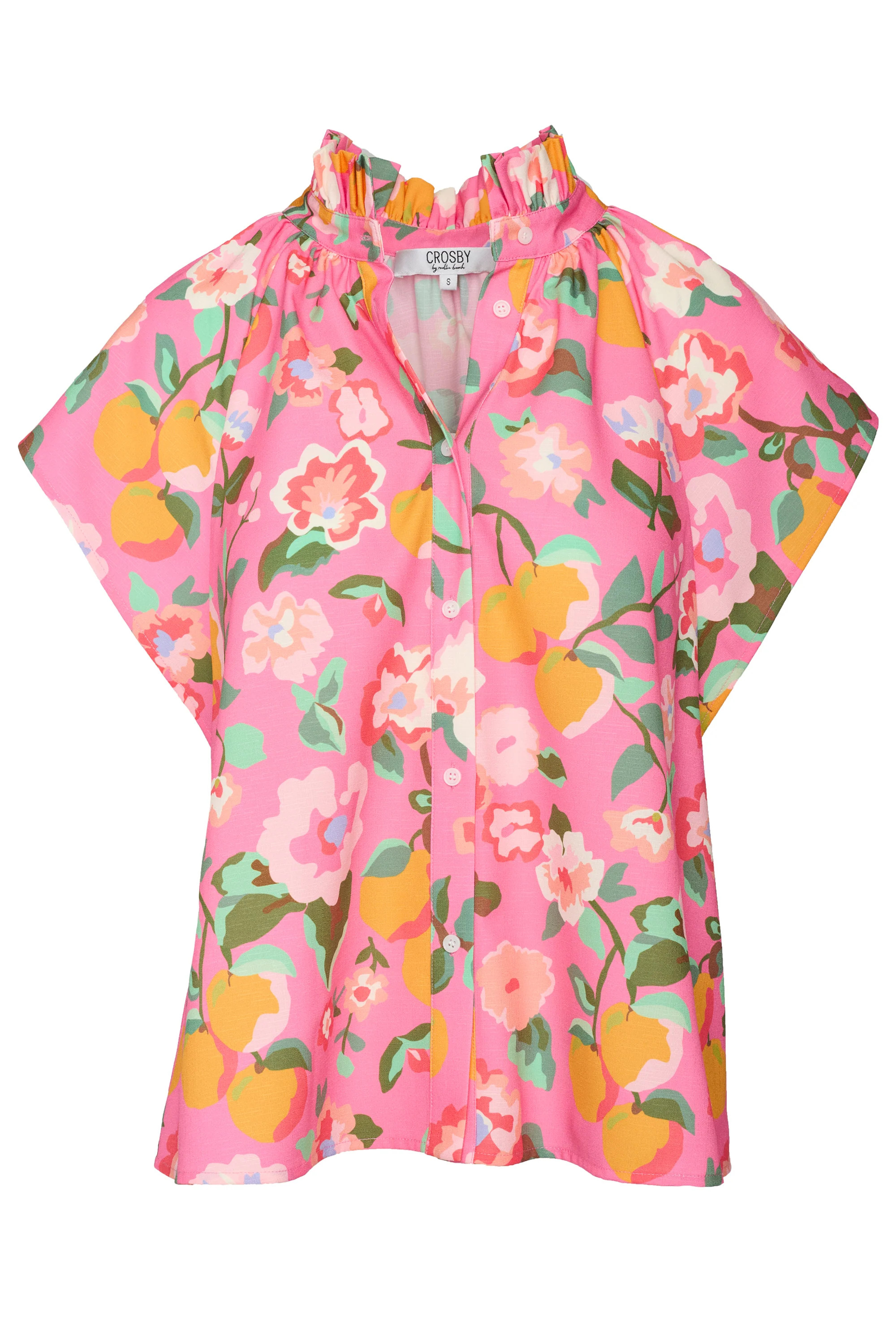 Billie Blouse in Paros | CROSBY by Mollie Burch | CROSBY by Mollie Burch