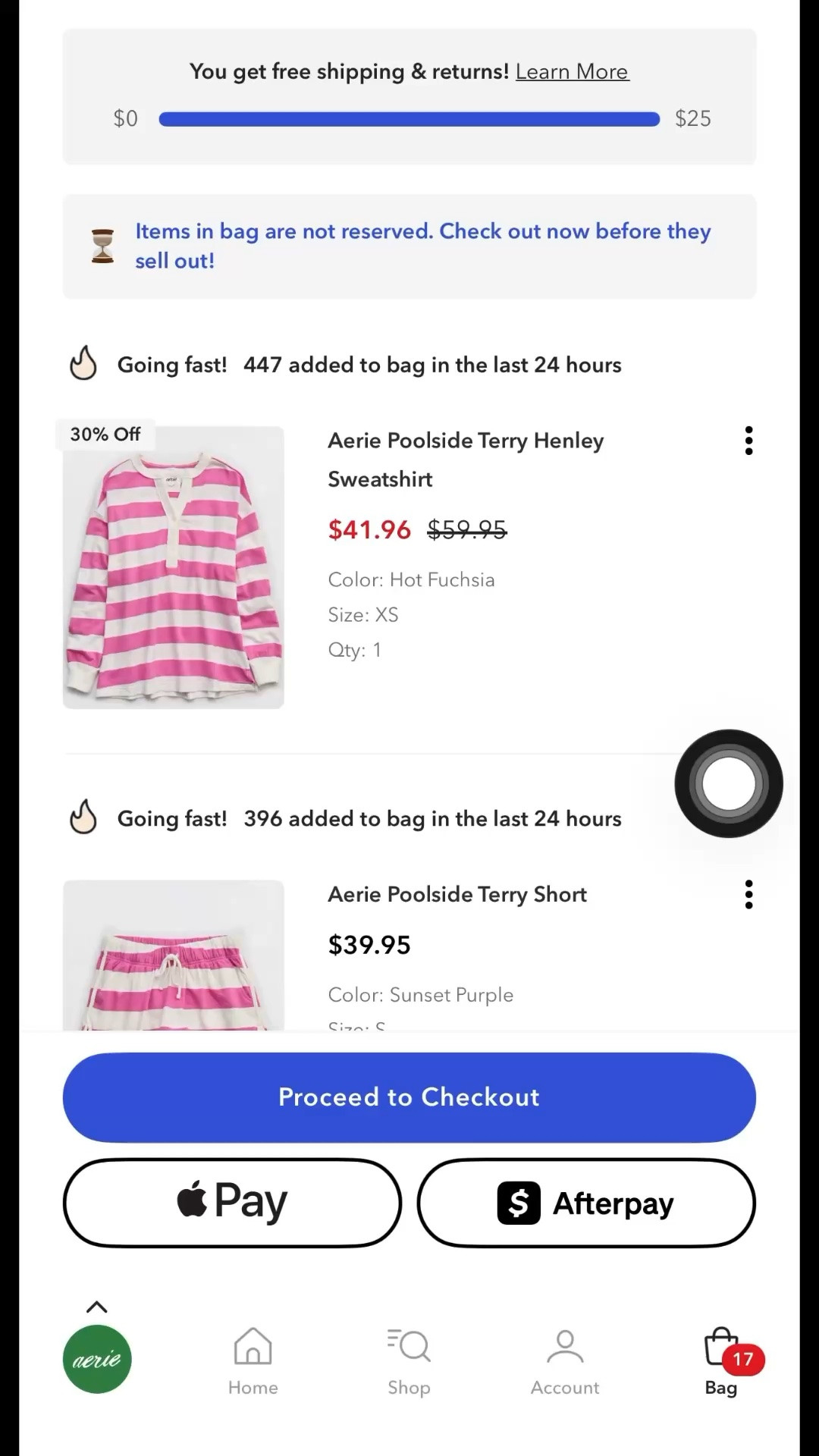 what’s in my @Aerie cart!! #aeriesummer #aeriehaul #aeriefits
