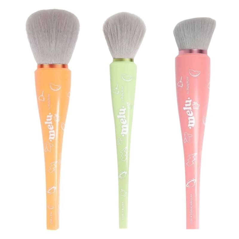 Kit Pincel Melu By Ruby Rose C/3 | Beleza Na Web (BR)