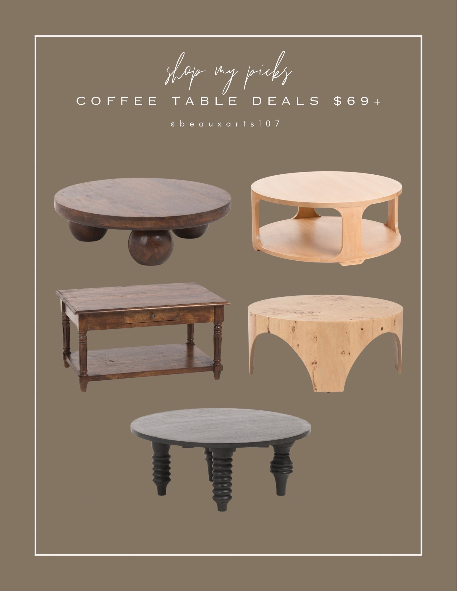 Save on these coffee table deals starting at just $69!

#LTKHome #LTKSaleAlert