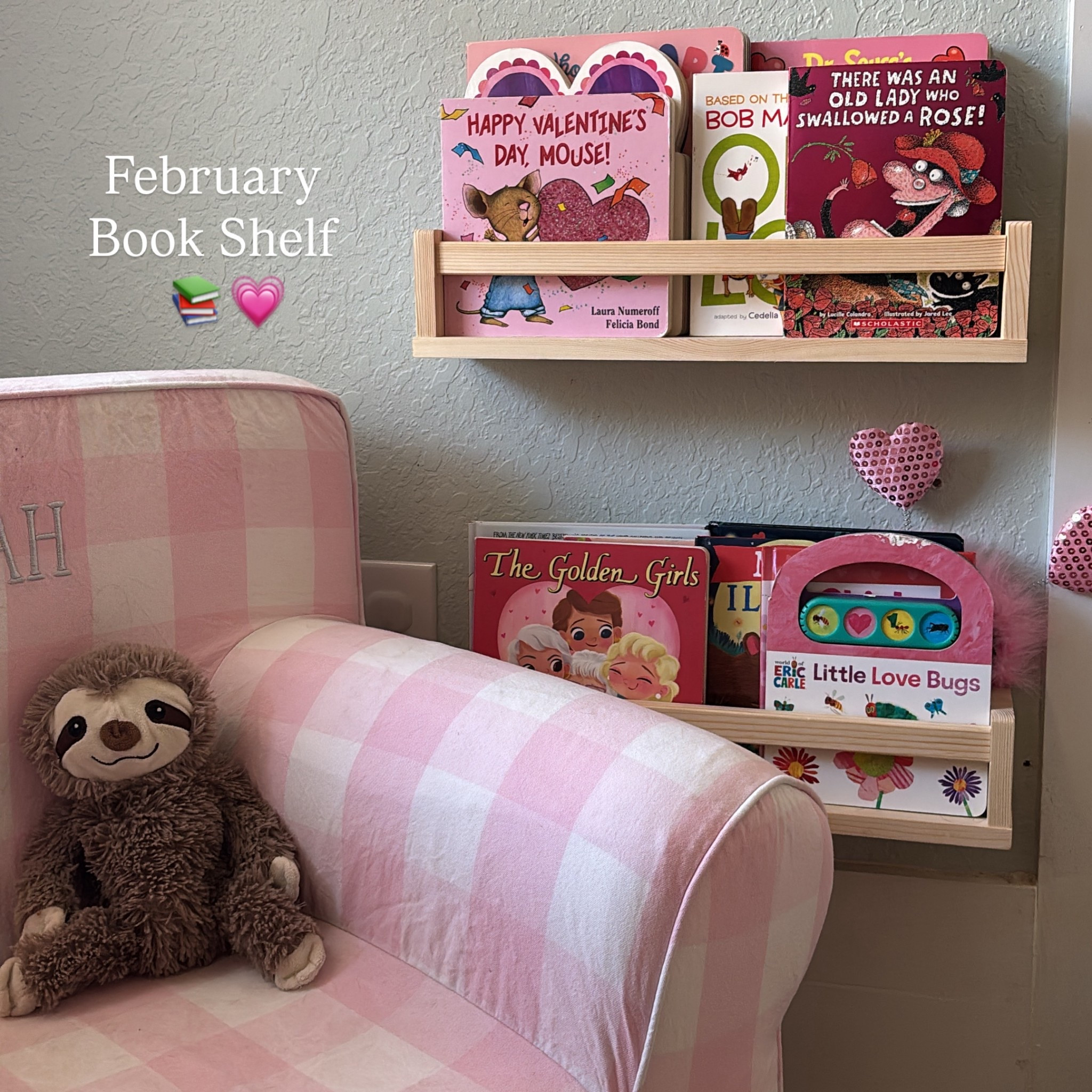 Monthly book shelf 📚 
February 

#LTKHome #LTKstorytime #LTKKids