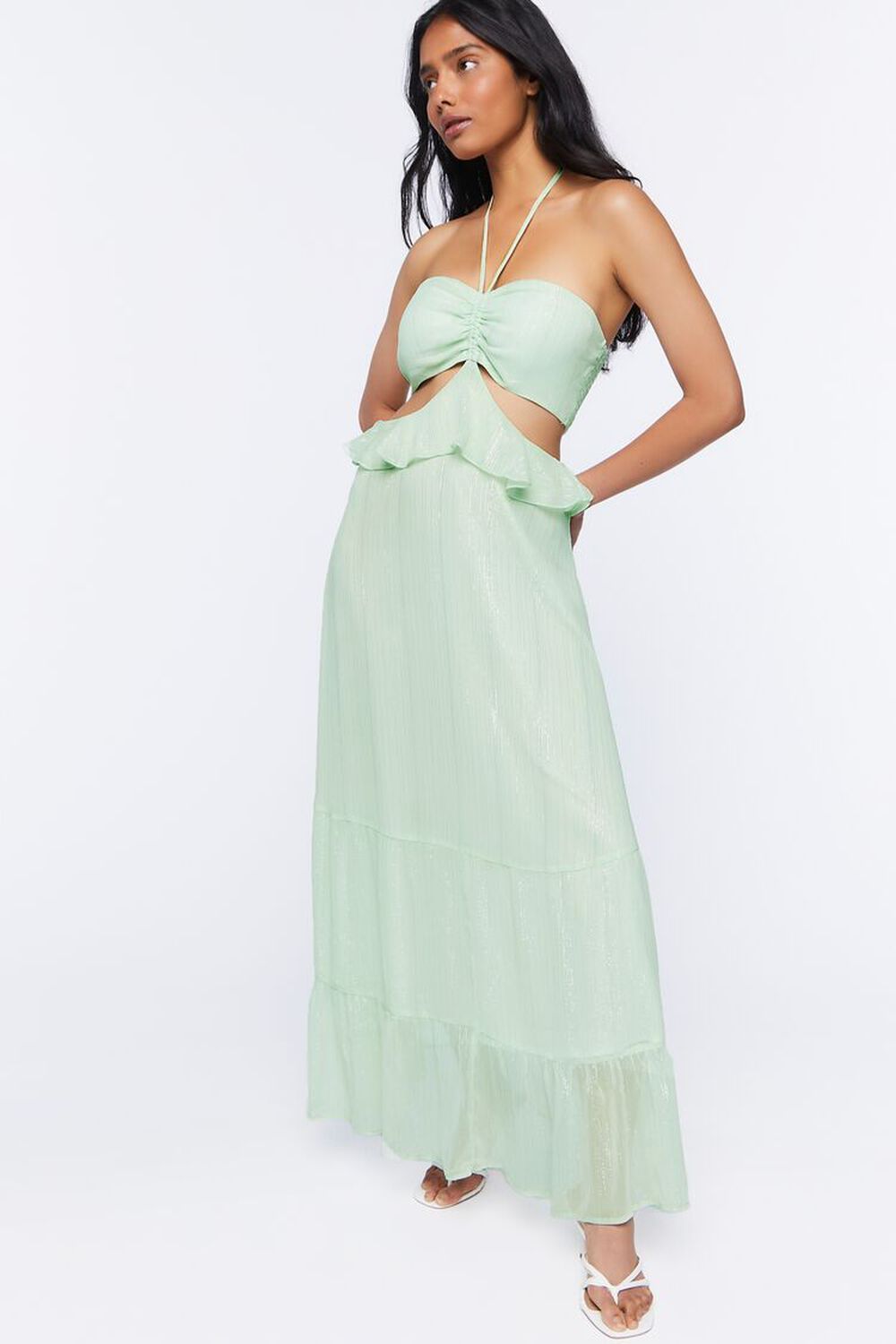 Cutout Halter Maxi Dress | Forever 21 | Forever 21 (US)