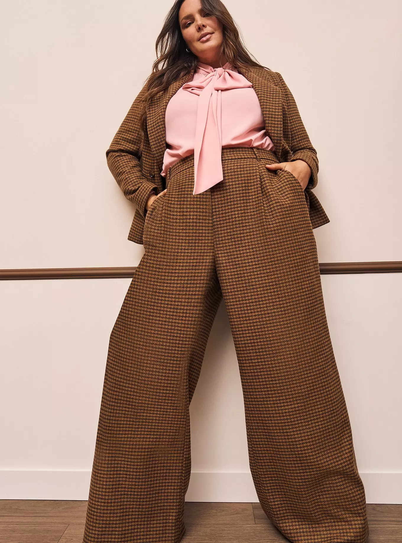 Studio Pleated Relaxed Wide Leg Trouser | Torrid (US & Canada)