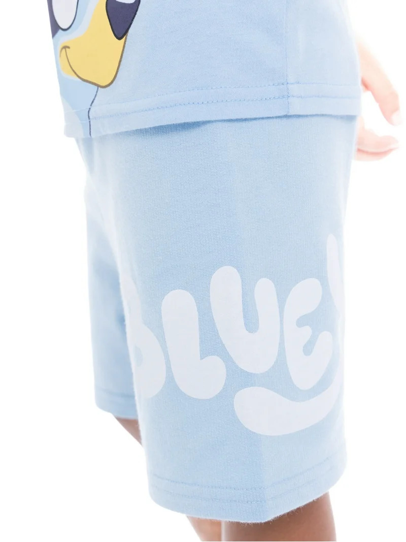 Bluey Toddler Easter Graphic Print Tee and Shorts Set, 2-Piece, Sizes 12 Months-5T | Walmart (US)