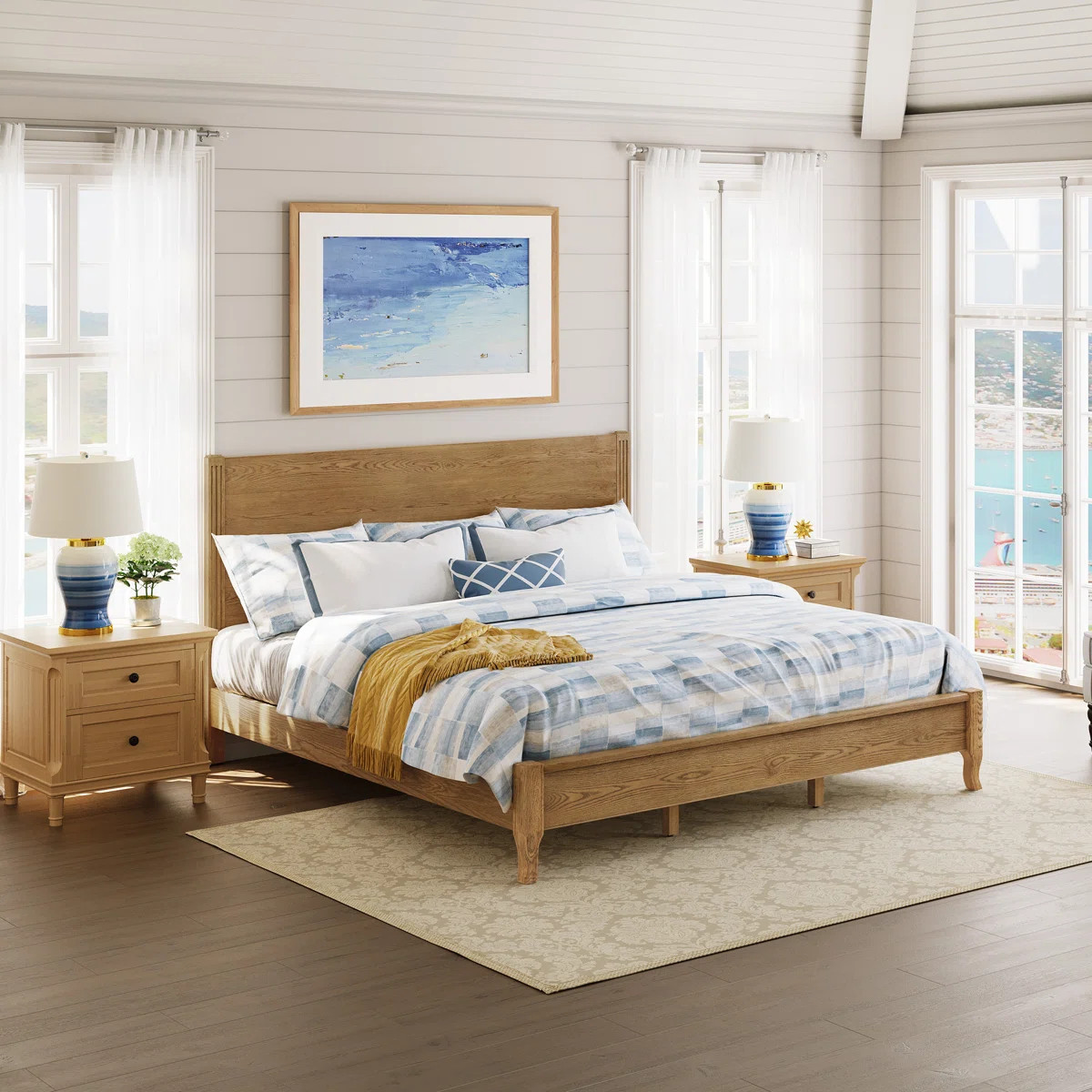 Kenady Solid and Manufactured Wood Platform Bed | Wayfair North America