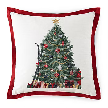 North Pole Trading Co. Ornament Tree Square Throw Pillow | JCPenney