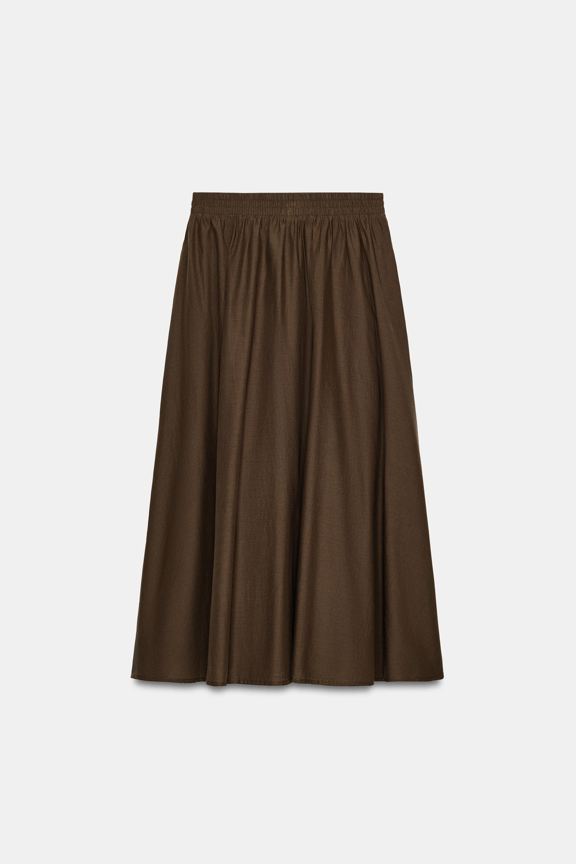 LAYERED MIDI SKIRT | Zara UK