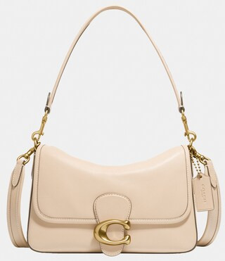 Logo Closure Soft Calf Leather Tabby Shoulder Bag | Dillard's