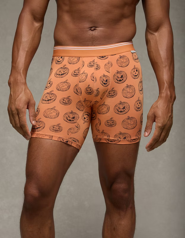 AEO Men's Pumpkin 6" Ultra Soft Boxer Brief | American Eagle Outfitters (US & CA)