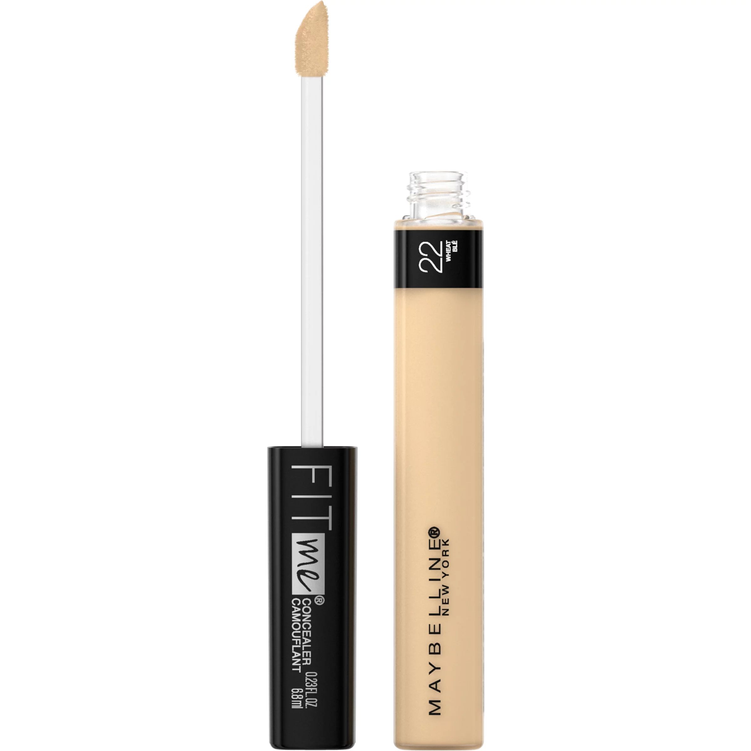 Maybelline Fit Me Liquid Concealer Makeup, Natural Coverage, Oil-Free, Wheat, 0.23 fl. oz. | Walmart (US)