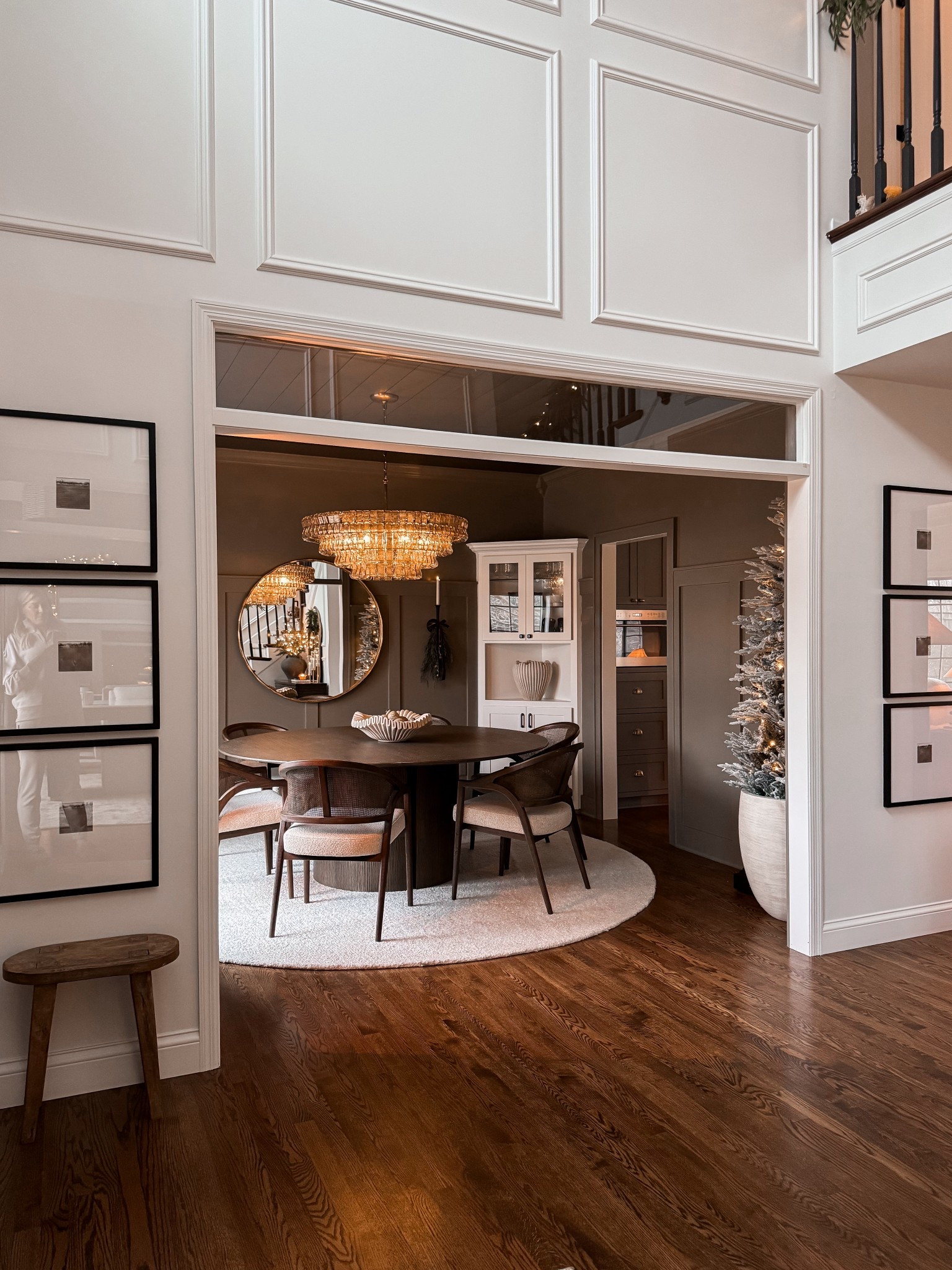 Dining room views. A warm white tree & festive sconces paired with a bowl
Of Ornamants on the tree makes for the perfect holiday ready dining room 

#LTKHome #LTKHoliday #LTKSeasonal