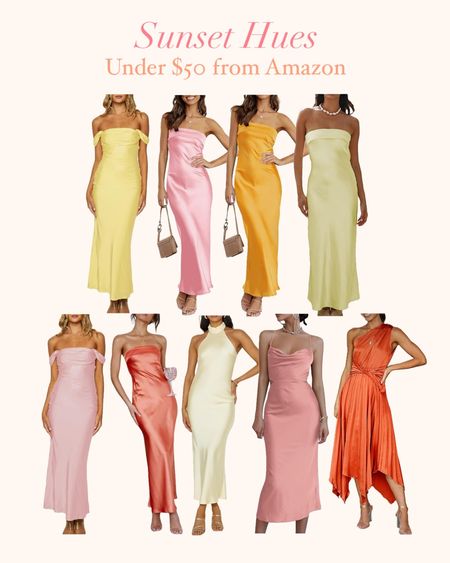 SUNSET HUES

Wedding Guest dresses from amazon, wedding guest dress, wedding guest dress summer, wedding guest dress amazon, wedding guest dress formal, wedding guest dress spring, amazon dress, amazon fashion, amazon womens fashion, wedding guest, yellow formal dress, yellow wedding guest dress, yellow bridesmaid dress, pink formal dress, pink wedding guest dress, pink bridesmaid dress, orange formal dress, orange wedding guest dress, orange bridesmaid dress, 

#LTKwedding