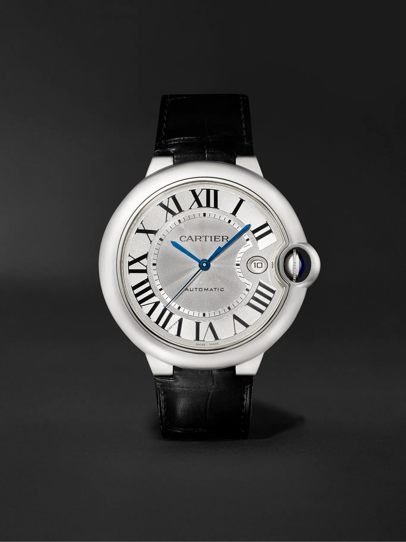Ballon Bleu de Cartier Automatic 42mm Stainless Steel and Alligator Watch, Ref. No. WSBB0026 | Mr Porter (US & CA)