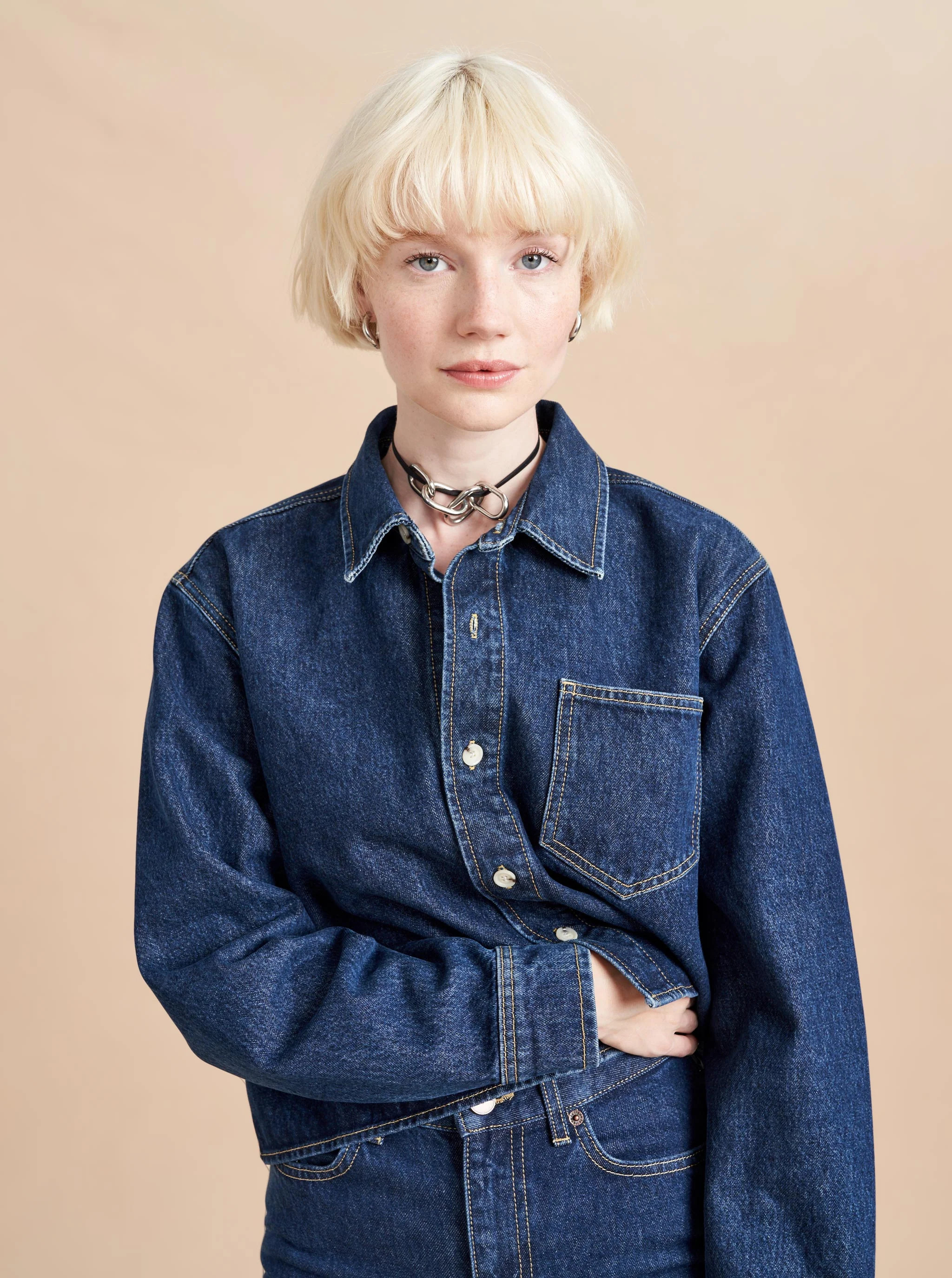 Cropped Stevie Shirt | La Ligne