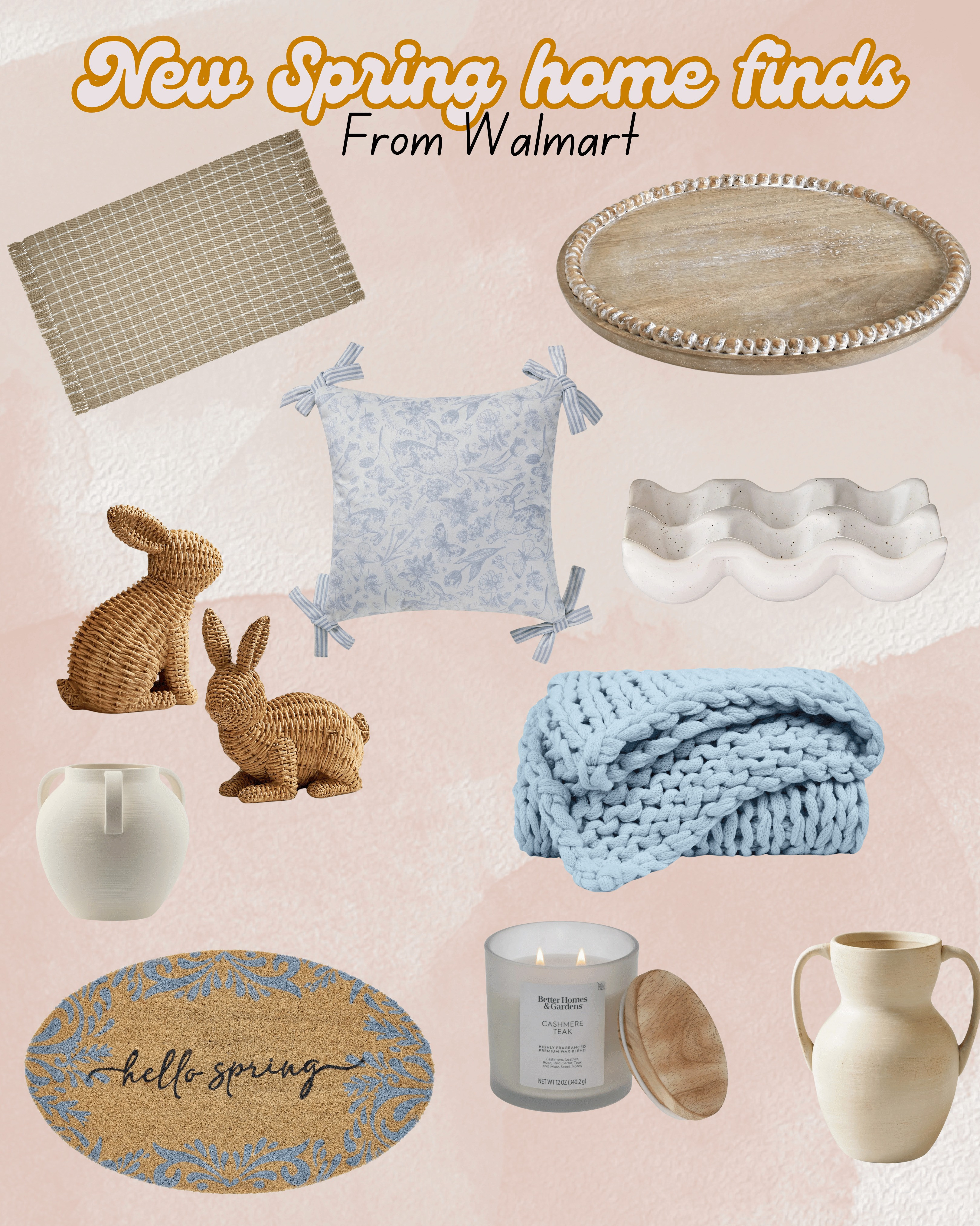 Walmart has really stepped their game up in the home decor department.  So many affordable items that look so chic.  Lots of neutrals with textures. We love a good decor item for cheap that looks high quality.  Here are some new Spring finds. 

 

#LTKSeasonal #LTKHome #LTKFindsUnder50