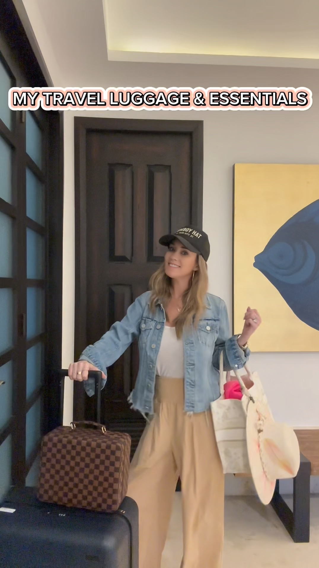 My travel essentials! AWAY Suitcase, Makeup Case, Tote Bag, Hat Clip, & more! Safe travels, friends! 🩵☀️🧡

#LTKStyleTip #LTKTravel #LTKWatchNow