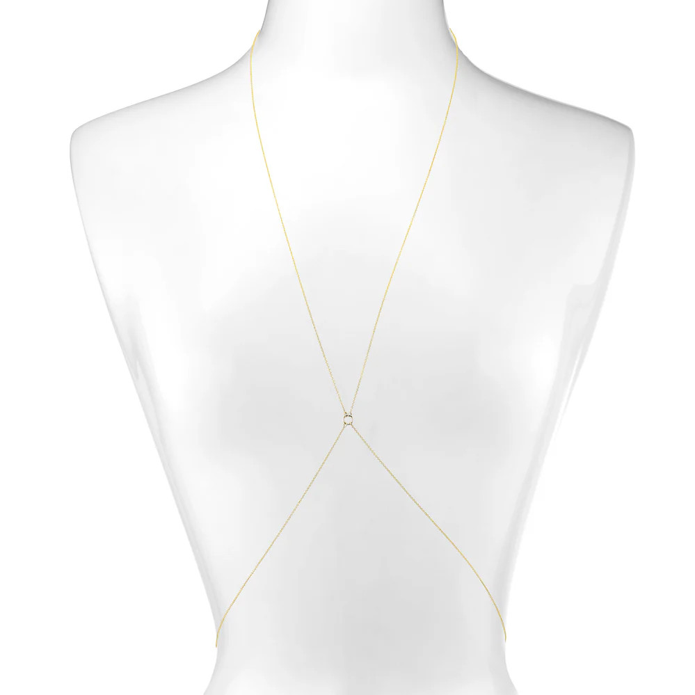 Diamond Cut Cable Body Chain | KBH Jewels