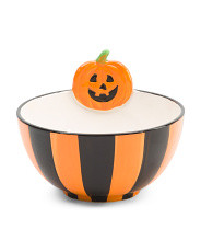 5.5in Striped Bowl With Pumpkin | Halloween | Marshalls | Marshalls