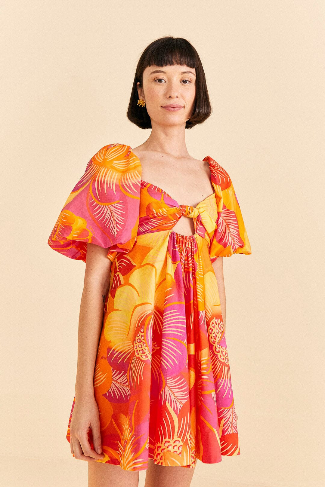 summer garden ombre mini dress | FarmRio (US)