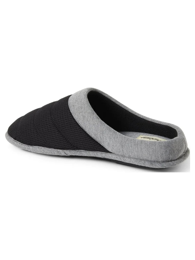 Dearfoams Cozy Comfort Men's Bound Knit Clog Slippers | Walmart (US)
