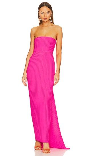 Harlee Maxi Dress in Hot Pink | Revolve Clothing (Global)