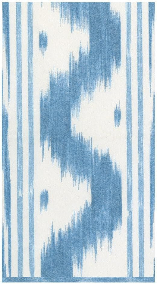 Caspari Toile De Nantes Blue Paper Linen Guest Towel Napkins - 12 Guest Towel Napkins per Pack, 2... | Amazon (US)