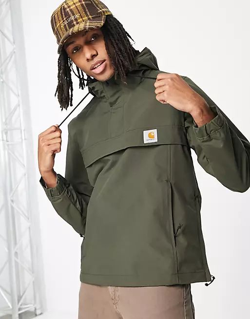 Carhartt WIP Nimbus pullover jacket in khaki | ASOS (Global)